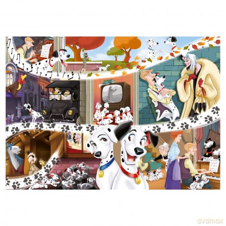 Jumbo - Disney Classic Collection: 101 Dalmatians (1000 pieces) (JUM9487)