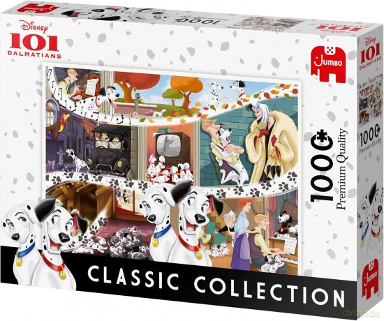 Jumbo - Disney Classic Collection: 101 Dalmatians (1000 pieces) (JUM9487)