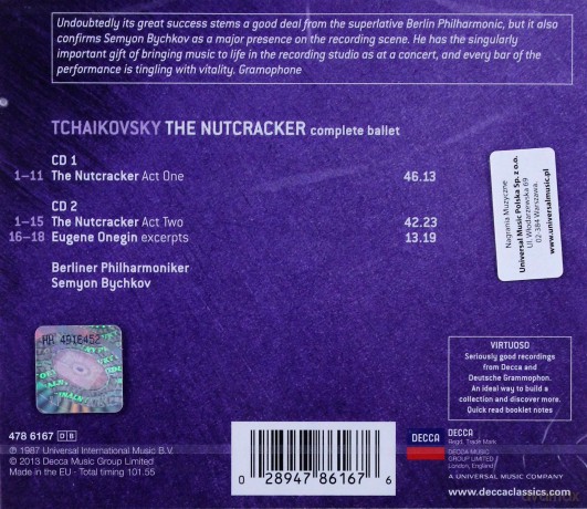 Semyon Bychkov: Tchaikovsky: The Nutckracker (Virtuoso) [2CD]