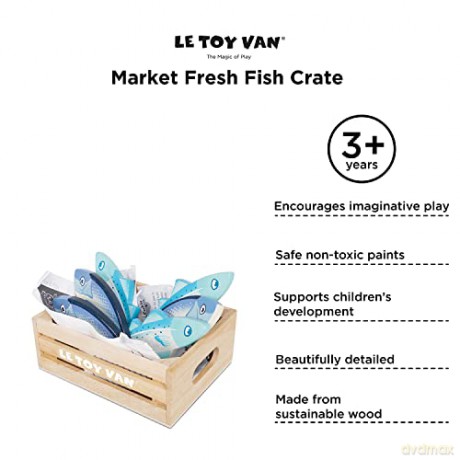 Le Toy Van - Honeybee Fresh Fish Crate Set (LTV184)
