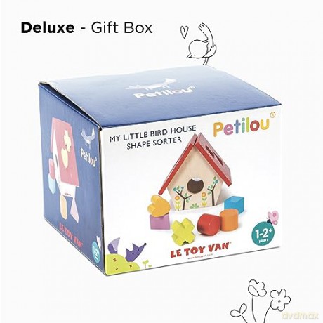 Le Toy Van - Petilou - My Little Bird House Shape Sorter - (LPL085)