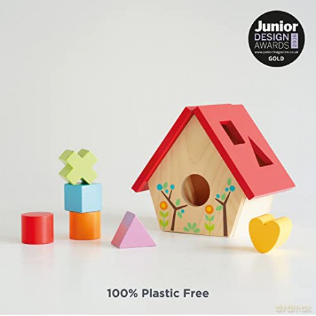 Le Toy Van - Petilou - My Little Bird House Shape Sorter - (LPL085)