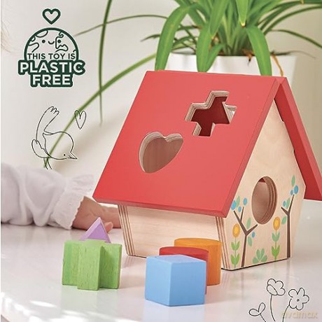 Le Toy Van - Petilou - My Little Bird House Shape Sorter - (LPL085)