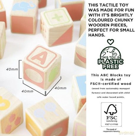 Le Toy Vanâ - Petilou - ABC Wooden Blocks (LPL101)