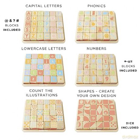 Le Toy Vanâ - Petilou - ABC Wooden Blocks (LPL101)