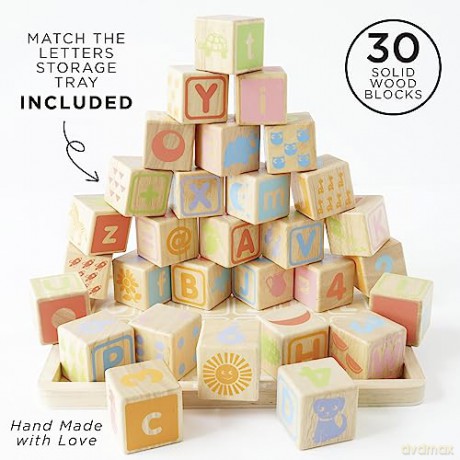Le Toy Vanâ - Petilou - ABC Wooden Blocks (LPL101)
