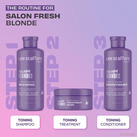 Odżywka neutralizująca żółte tony Lee Stafford - Bleach Blondes Purple Toning Conditioner 250 ml