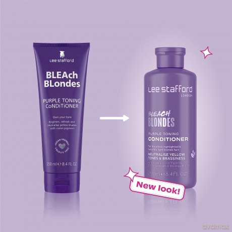 Odżywka neutralizująca żółte tony Lee Stafford - Bleach Blondes Purple Toning Conditioner 250 ml