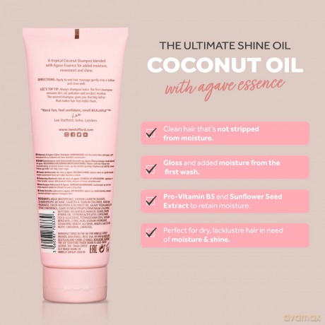 Szampon nawilżający Lee Stafford - Coco Loco Shine Shampoo 250 ml