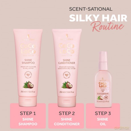 Szampon nawilżający Lee Stafford - Coco Loco Shine Shampoo 250 ml