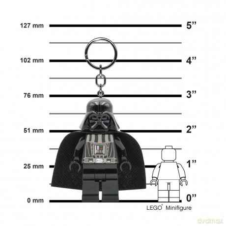 Brelok z latarką LEGO - Keychain w/LED Star Wars - Darth Vader (4005036-LGL-KE07H)