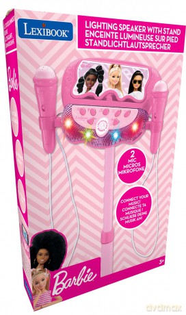 Lexibook - Barbie Adjustable Stand with 2 Mic (S160BB)