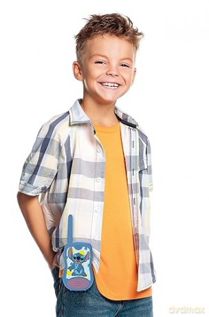 Lexibook - Disney Stitch Walkie-Talkies (200m) (TW12D)