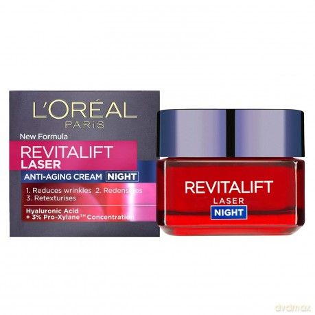 L'Oreal  - Revitalift Laser Advanced Anti-Ageing Care Night Cream 50 ml