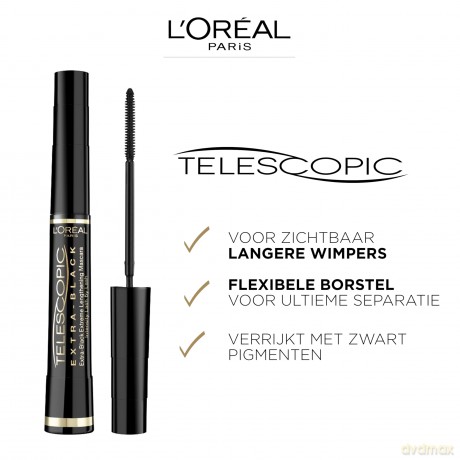 L'Oreal  - Telescopic Mascara - Extra Black
