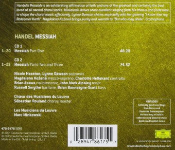 Marc Minkowski: Handel Messiah (Virtuoso) [2CD]