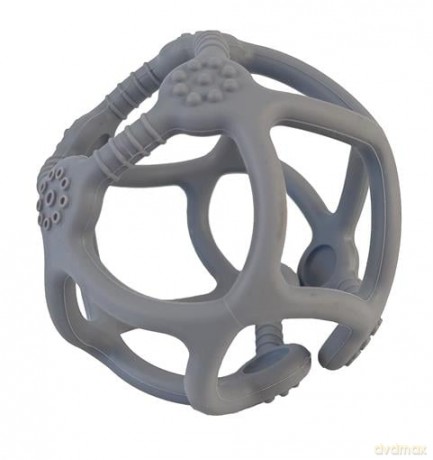 Magni - Ball Teether in silicone with tactile surfaces - Blue (5549)