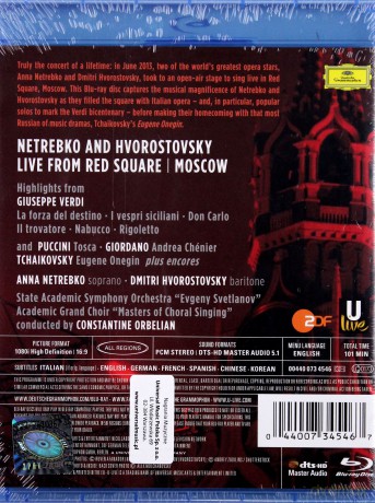 Anna Netrebko: Live From Red Square [Blu-Ray]