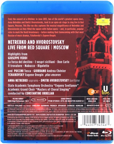 Anna Netrebko: Live From Red Square [Blu-Ray]