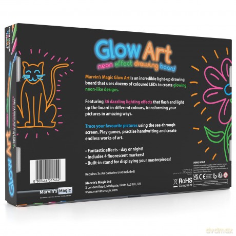 Marvins Magic - Glow Art - Pink - (MMG009P)