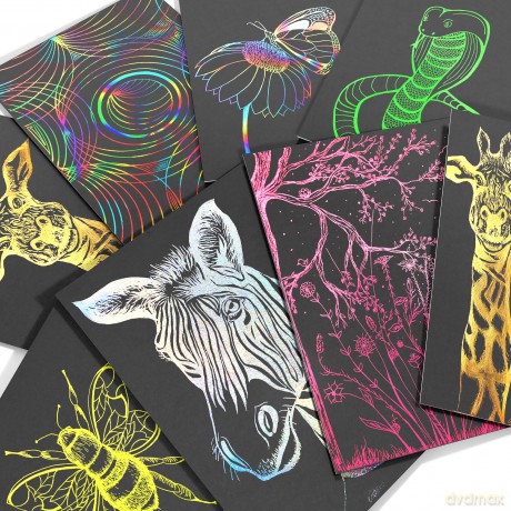 Marvins Magic - Magic Super Bright Scratch Art - (MMART003)