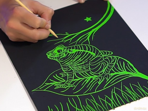 Marvins Magic - Magic Super Bright Scratch Art - (MMART003)
