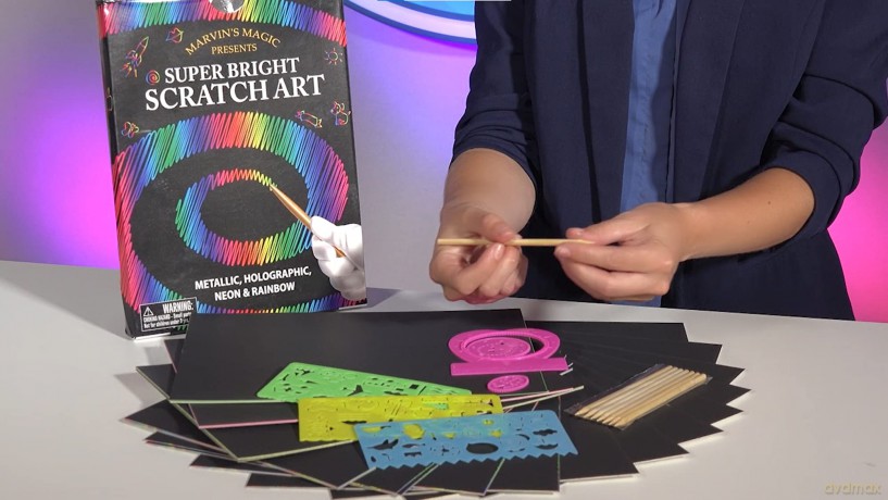 Marvins Magic - Magic Super Bright Scratch Art - (MMART003)