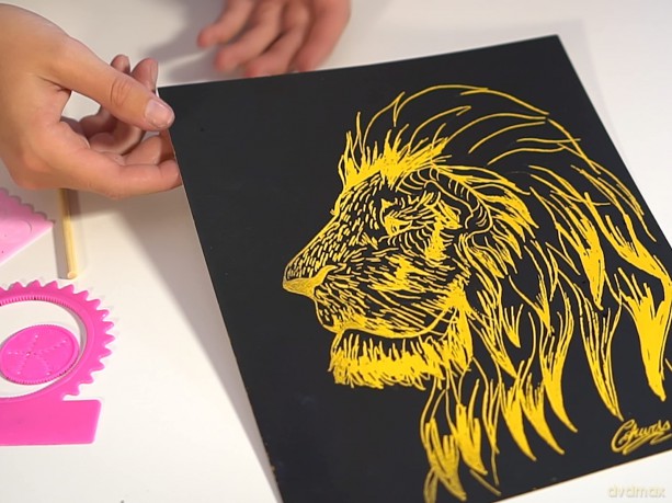 Marvins Magic - Magic Super Bright Scratch Art - (MMART003)