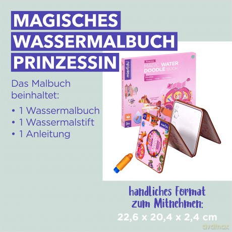 mierEdu - Magic Water Doodle Book - Princess (ME232)