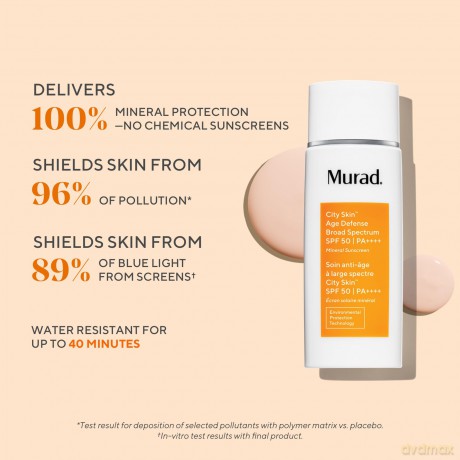Murad - City Skin Age Defense Sunscreen SPF 50 I PA++++ 50 ml