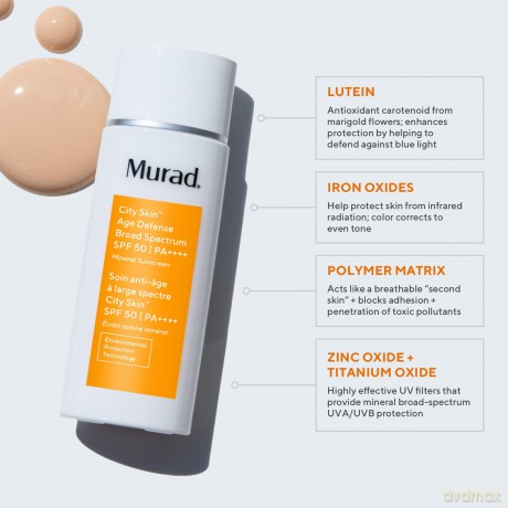 Murad - City Skin Age Defense Sunscreen SPF 50 I PA++++ 50 ml