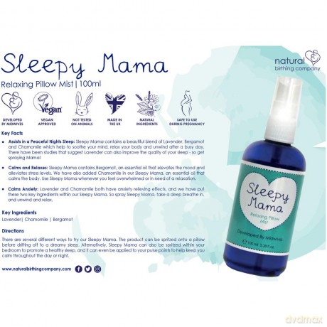 Natural Birthing Company - Sleepy Mama Relaxing Pillow Mist 100 ml