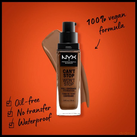 NYX Professional Makeup - Can't Stop Won't Stop Foundation - Cappucino