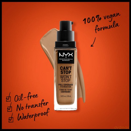 NYX Professional Makeup - Can't Stop Won't Stop Foundation - Golden