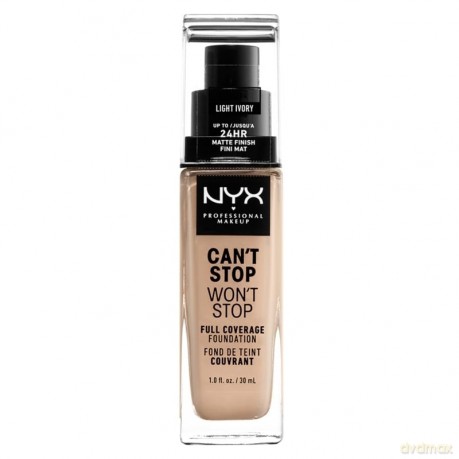 NYX Professional Makeup - Can't Stop Won't Stop Foundation - Light Ivory