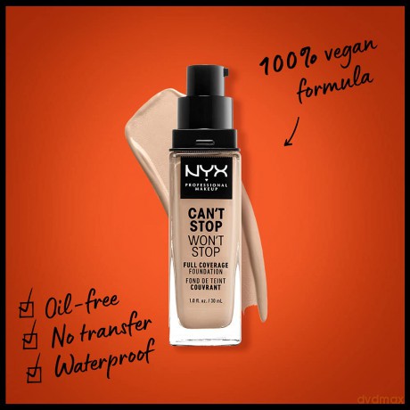 NYX Professional Makeup - Can't Stop Won't Stop Foundation - Light Ivory
