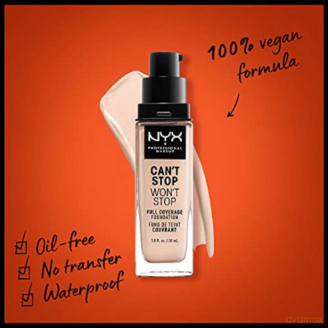 NYX Professional Makeup - Can't Stop Won't Stop Foundation - Light Porcelain