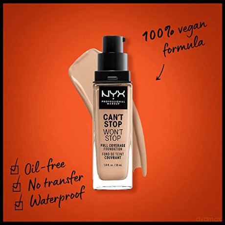 NYX Professional Makeup - Can't Stop Won't Stop Foundation - Natural