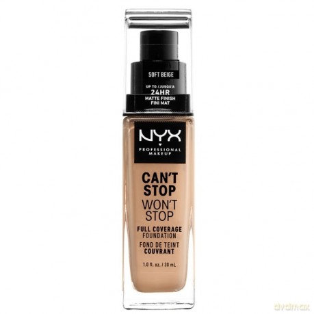NYX Professional Makeup - Can't Stop Won't Stop Foundation - Soft Beige