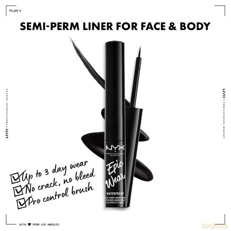 NYX Professional Makeup - Epic Wear Semi Permanent Liquid Liner - Black