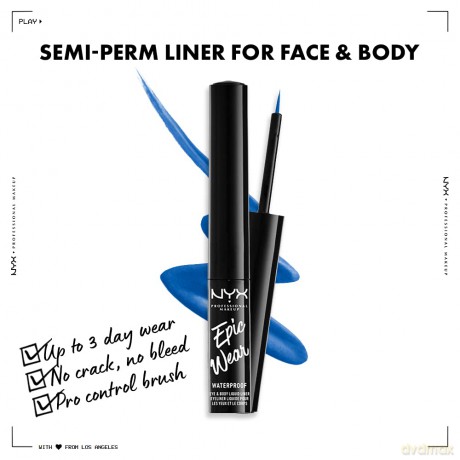 NYX Professional Makeup - Epic Wear Semi Permanent Liquid Liner - Saphire
