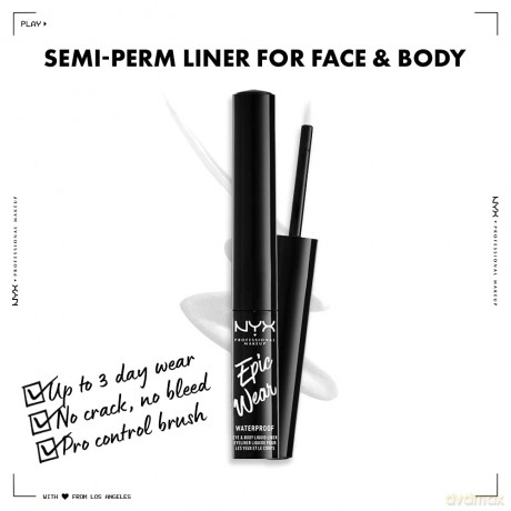 NYX Professional Makeup - Epic Wear Semi Permanent Liquid Liner - White