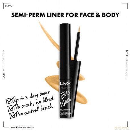 NYX Professional Makeup - Epic Wear Semi Permanent Liquid Liner - Yellow