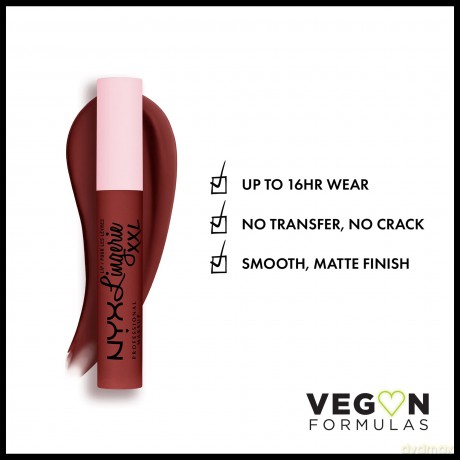 NYX Professional Makeup - Lip Lingerie XXL Matte Liquid Lipstick - Straps Off