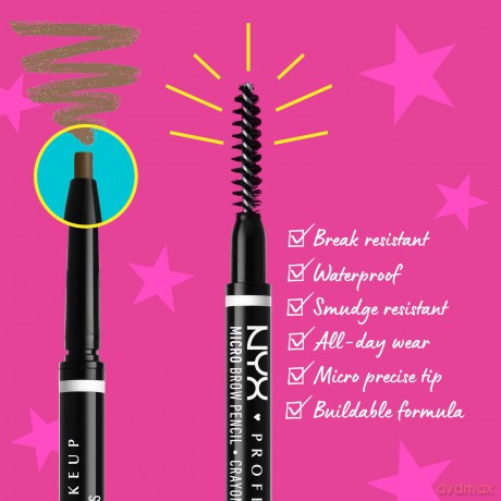 NYX Professional Makeup - Micro Brow Pencil - Chocolate