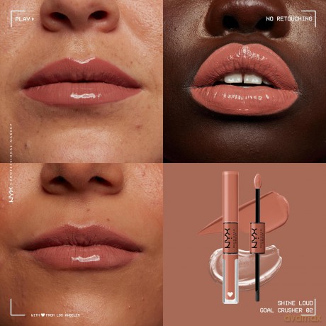 NYX Professional Makeup - Shine Loud High Pigment Lip Shine - Goal Crusher