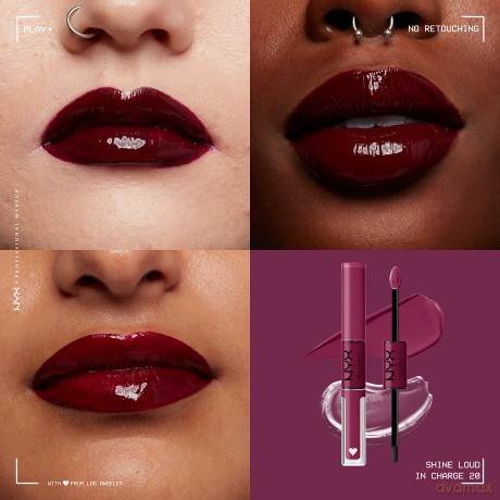 NYX Professional Makeup - Shine Loud High Pigment Lip Shine - In Charge