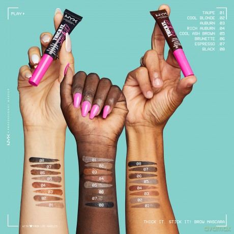 NYX Professional Makeup - Thick It. Stick It! Brow Mascara - Espresso