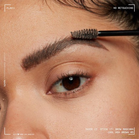 NYX Professional Makeup - Thick It. Stick It! Brow Mascara- Cool Ash Brown