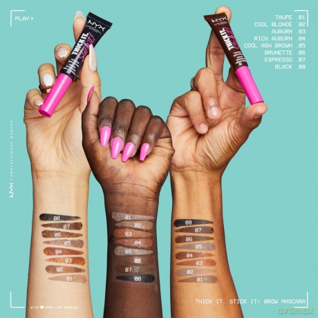 NYX Professional Makeup - Thick It. Stick It! Brow Mascara- Cool Ash Brown
